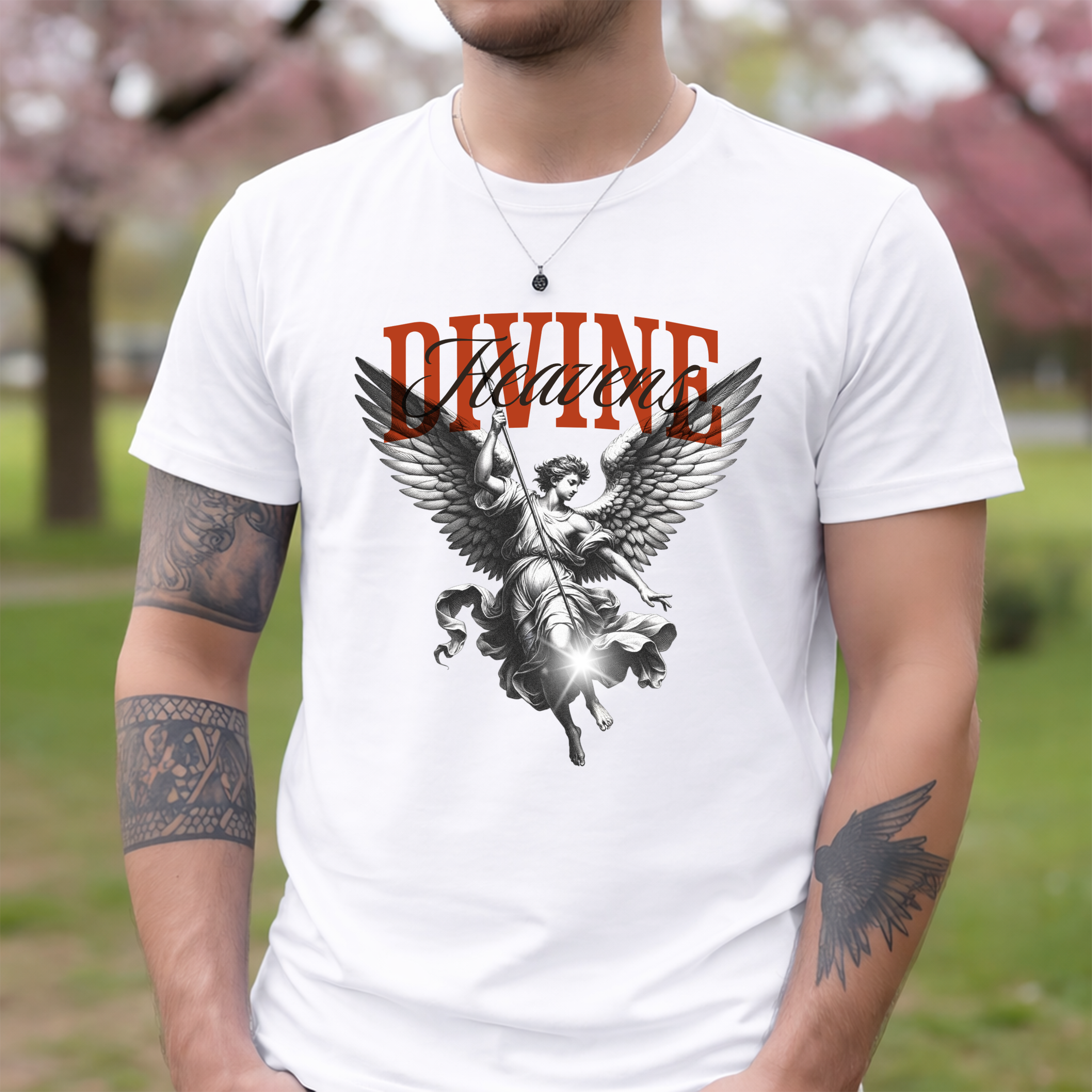 Tricou bărbați bumbac 100% regular fit – model Divine