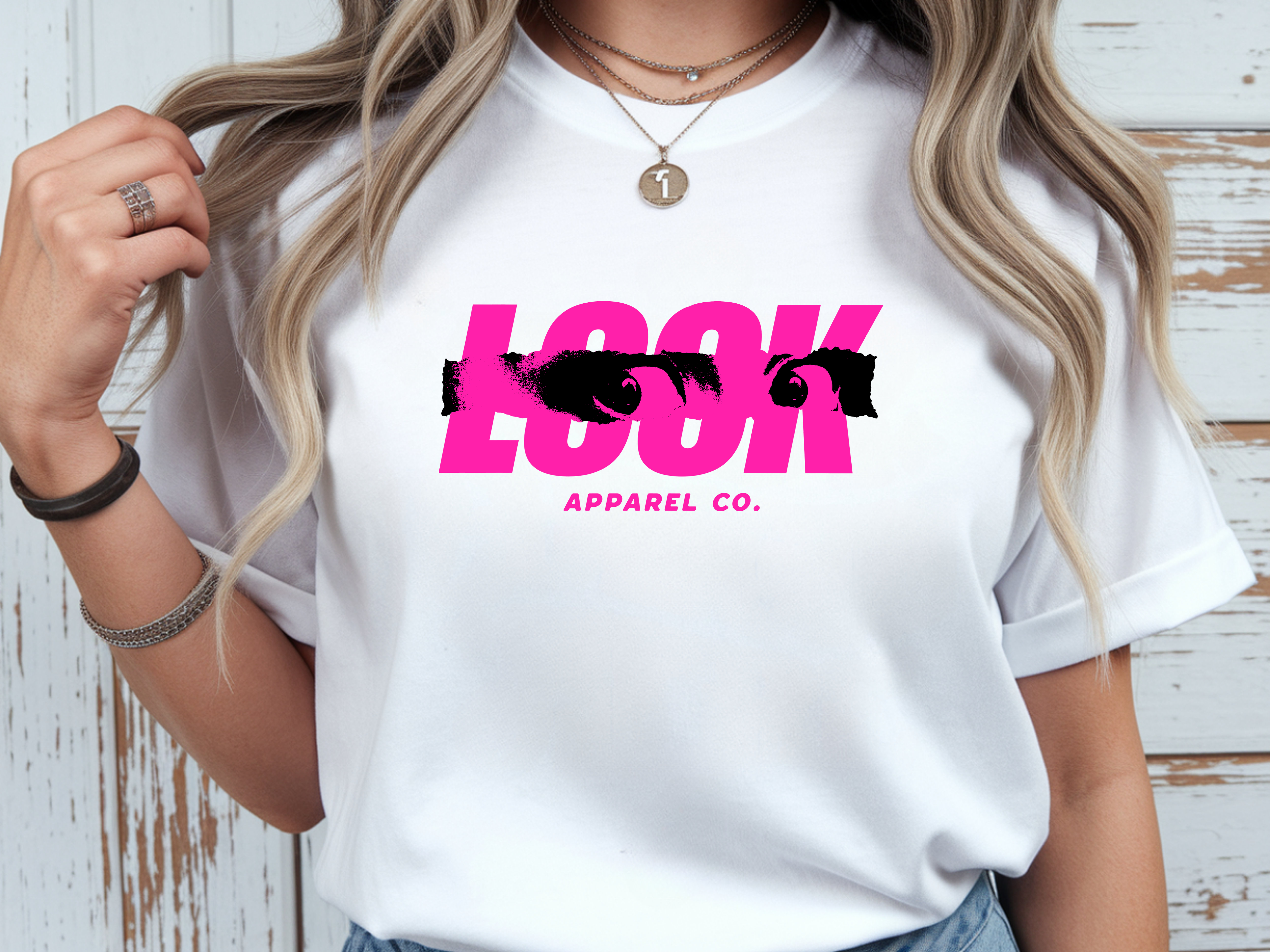 Tricou de damă oversize din bumbac 100% – model Look