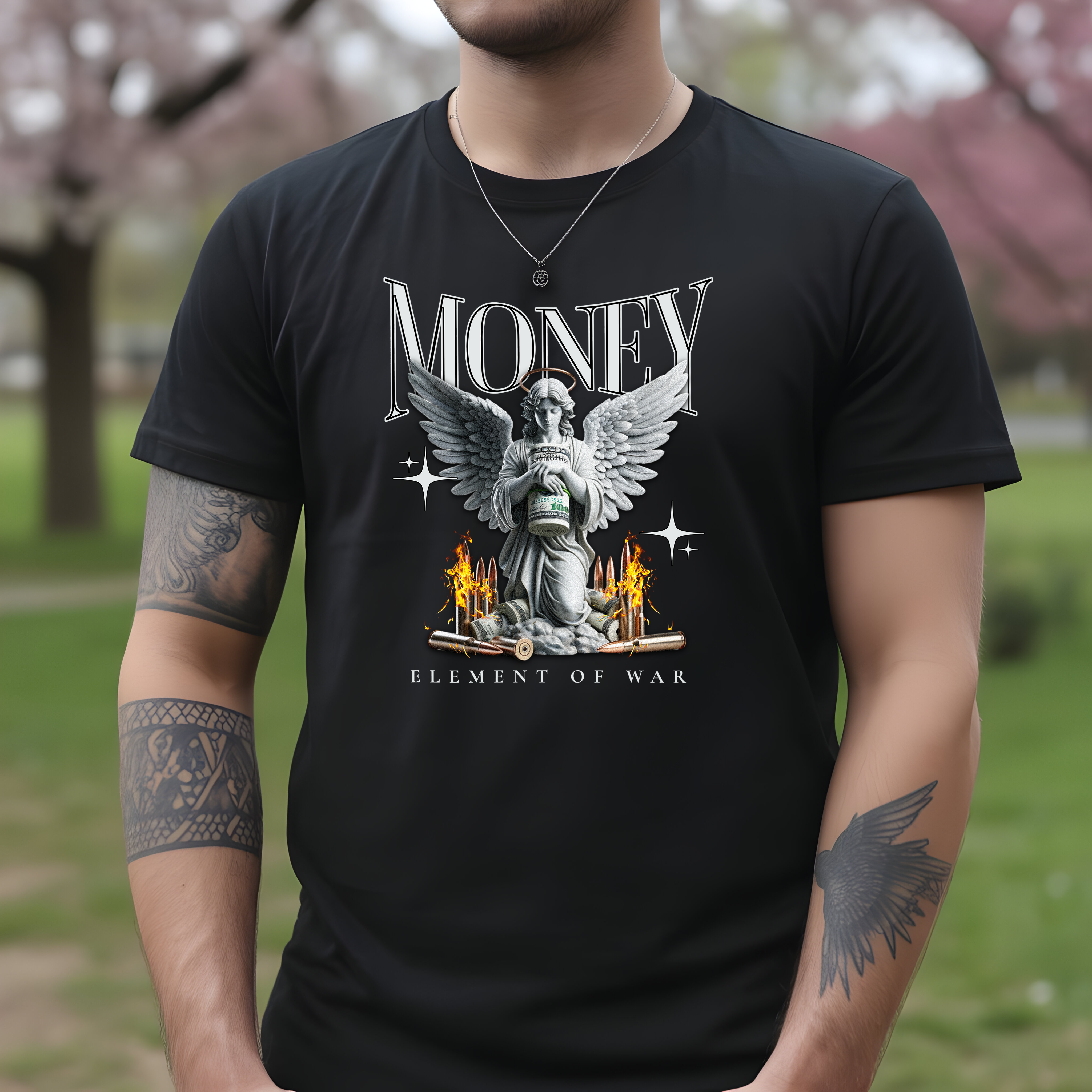 Tricou bărbați bumbac 100% regular fit – model Money