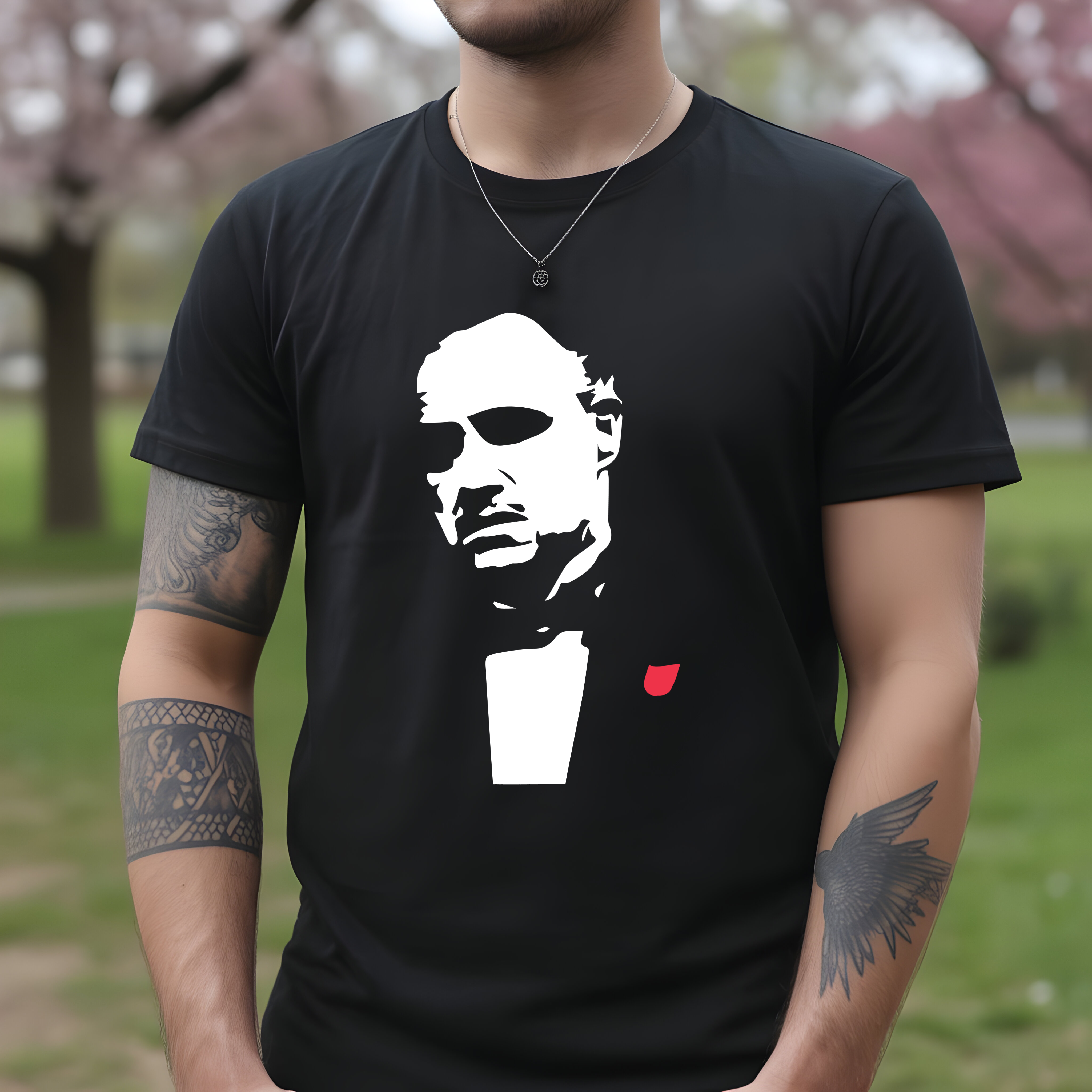 Tricou bărbați bumbac 100% regular fit – model The Godfather