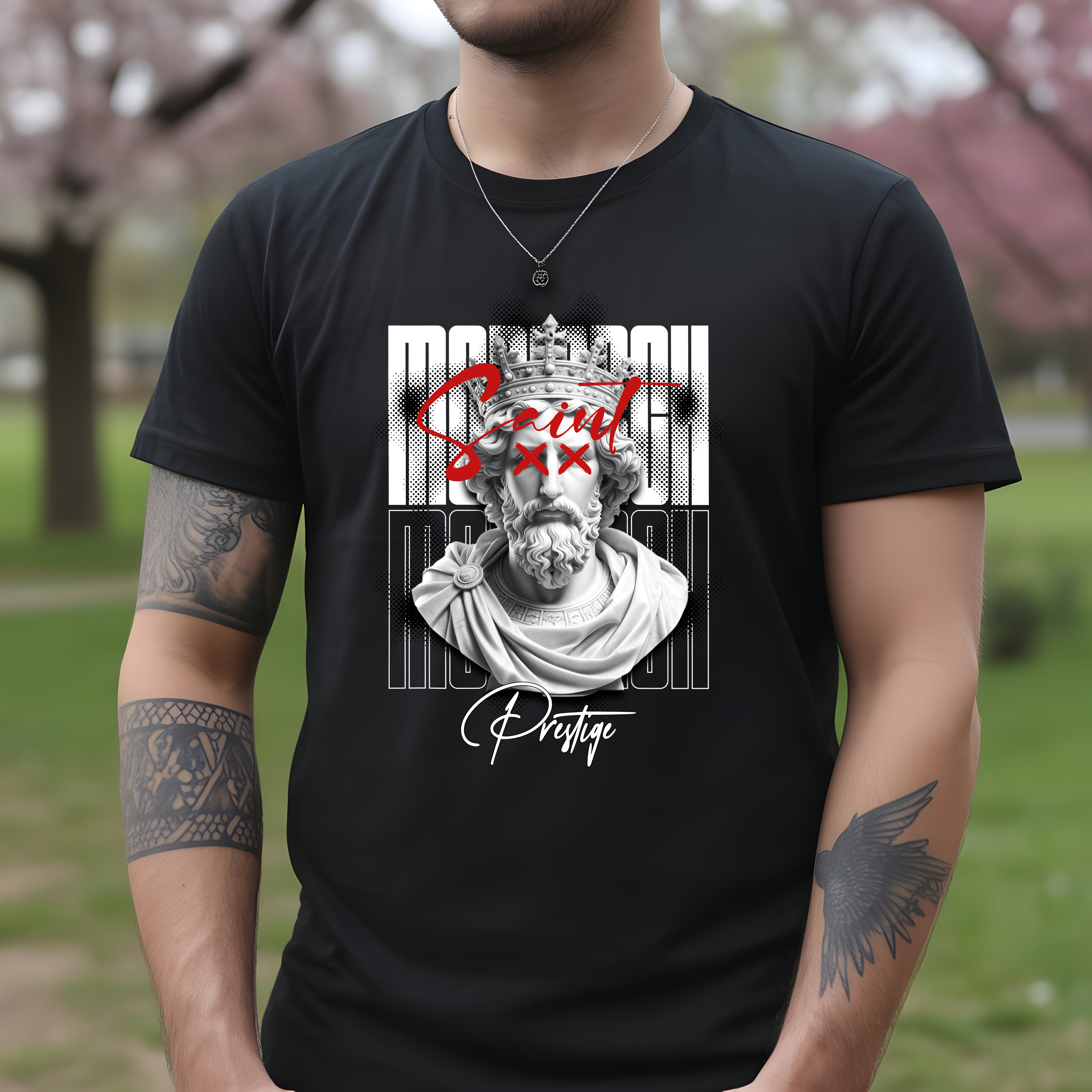 Tricou bărbați bumbac 100% regular fit – model Prestige