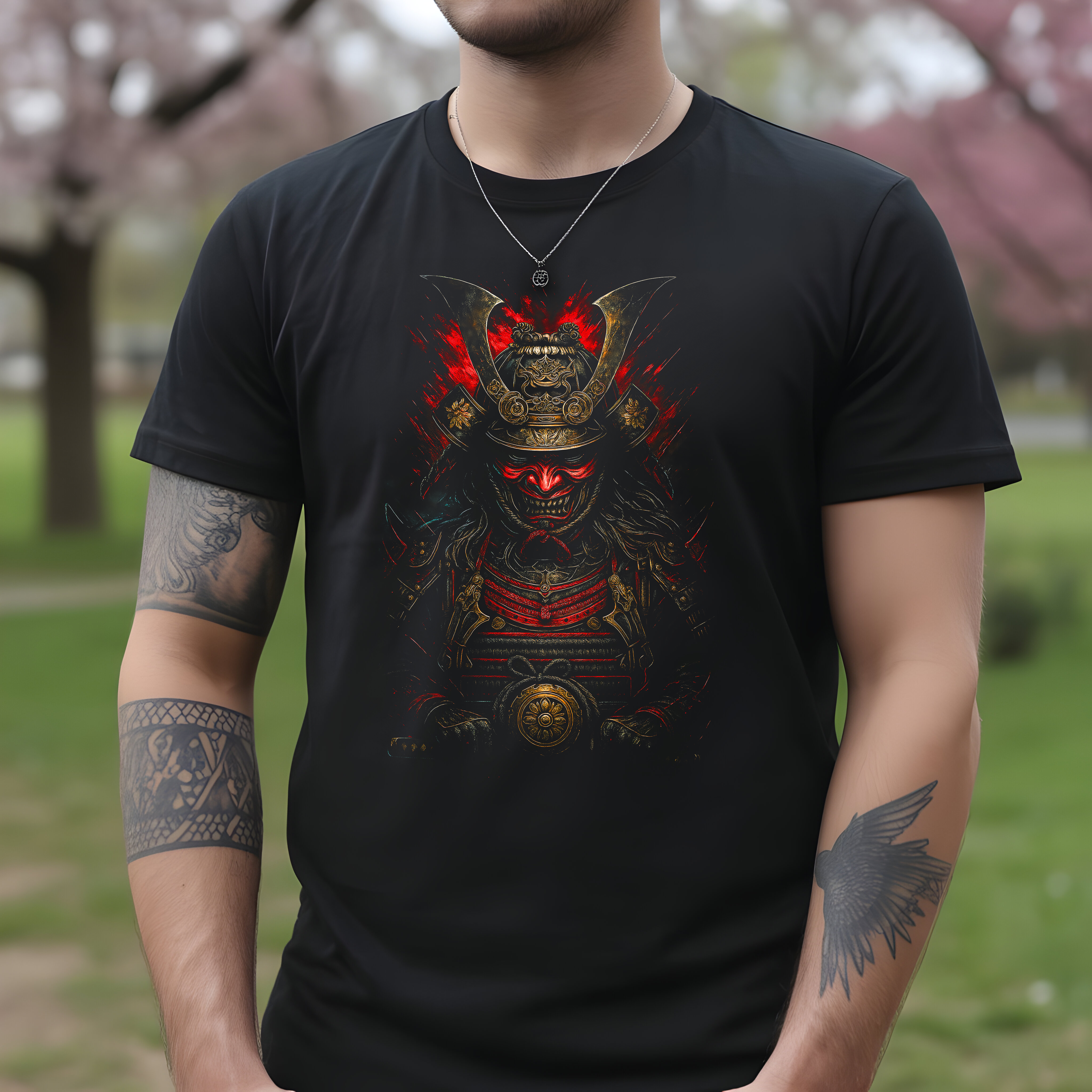 Tricou bărbați bumbac 100% regular fit – model Samurai